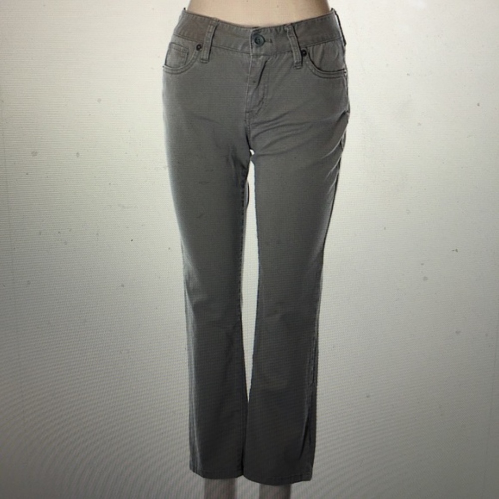 Juicy Couture Cropped Green Khaki Pants